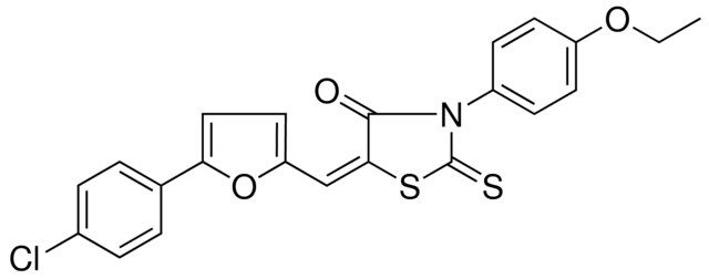 5-(5-(4-CL-PH)-FURAN-2-YLMETHYLENE)-3-(4-ETHOXY-PH)-2-THIOXO-THIAZOLIDIN-4-ONE