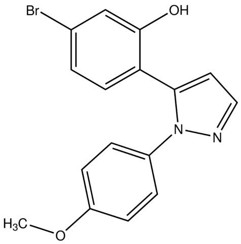 5-Bromo-2-(1-(4-methoxyphenyl)-1<i>H</i>-pyrazol-5-yl)phenol