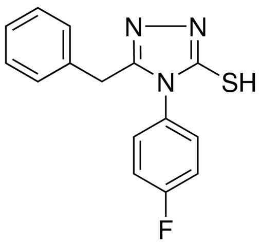 5-BENZYL-4-(4-FLUOROPHENYL)-4H-1,2,4-TRIAZOL-3-YL HYDROSULFIDE