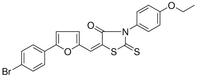 5-(5-(4-BR-PH)-FURAN-2-YLMETHYLENE)-3-(4-ETHOXY-PH)-2-THIOXO-THIAZOLIDIN-4-ONE