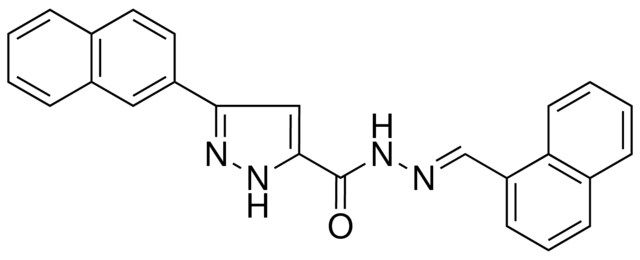 5-NAPHTHALEN-2-YL2H-PYRAZOLE-3CARBOXYLIC ACID NAPHTHALEN-1-YLMETHYLENE-HYDRAZIDE