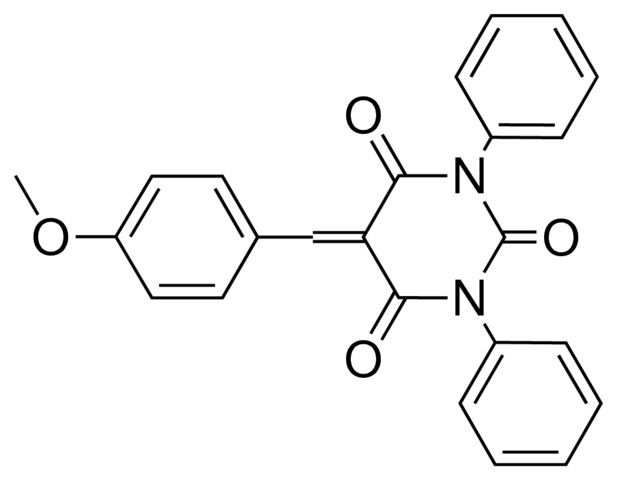 5-(4-METHOXY-BENZYLIDENE)-1,3-DIPHENYL-PYRIMIDINE-2,4,6-TRIONE