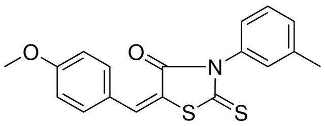 5-(4-METHOXY-BENZYLIDENE)-2-THIOXO-3-M-TOLYL-THIAZOLIDIN-4-ONE