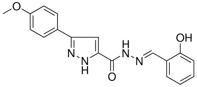 5-(4-MEO-PHENYL)-2H-PYRAZOLE-3-CARBOXYLIC ACID (2-HYDROXY-BENZYLIDENE)-HYDRAZIDE