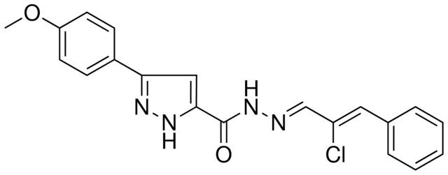 5-(4-MEO-PH)-2H-PYRAZOLE-3-CARBOXYLIC ACID (2-CL-3-PHENYL-ALLYLIDENE)-HYDRAZIDE