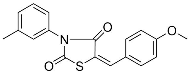 5-(4-METHOXY-BENZYLIDENE)-3-M-TOLYL-THIAZOLIDINE-2,4-DIONE