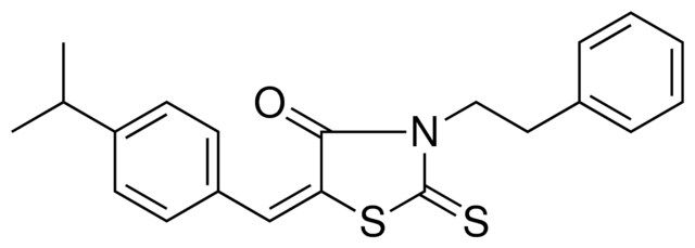 5-(4-ISOPROPYL-BENZYLIDENE)-3-PHENETHYL-2-THIOXO-THIAZOLIDIN-4-ONE