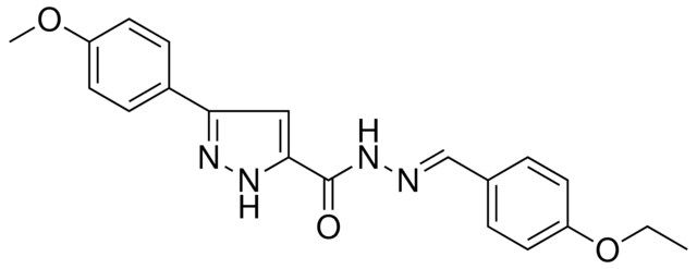 5-(4-MEO-PHENYL)-2H-PYRAZOLE-3-CARBOXYLIC ACID (4-ETHOXY-BENZYLIDENE)-HYDRAZIDE