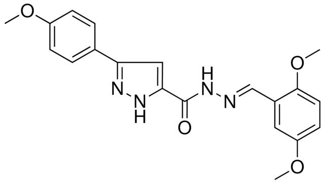 5-(4-MEO-PH)-2H-PYRAZOLE-3-CARBOXYLIC ACID (2,5-DIMETHOXY-BENZYLIDENE)-HYDRAZIDE