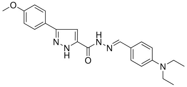 5-(4-MEO-PH)-2H-PYRAZOLE-3-CARBOXYLIC ACID (4-DIETHYLAMINO-BENZYLIDENE)HYDRAZIDE