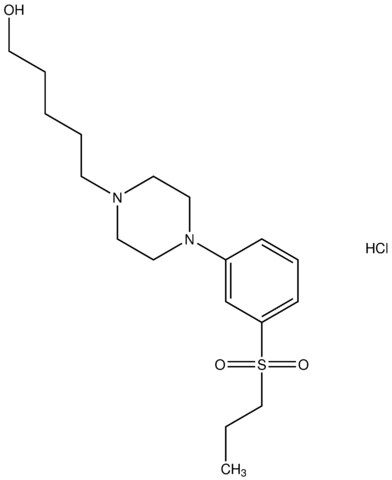 5-{4-[3-(propylsulfonyl)phenyl]-1-piperazinyl}-1-pentanol hydrochloride