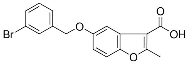 5-((3-BROMOBENZYL)OXY)-2-METHYL-1-BENZOFURAN-3-CARBOXYLIC ACID