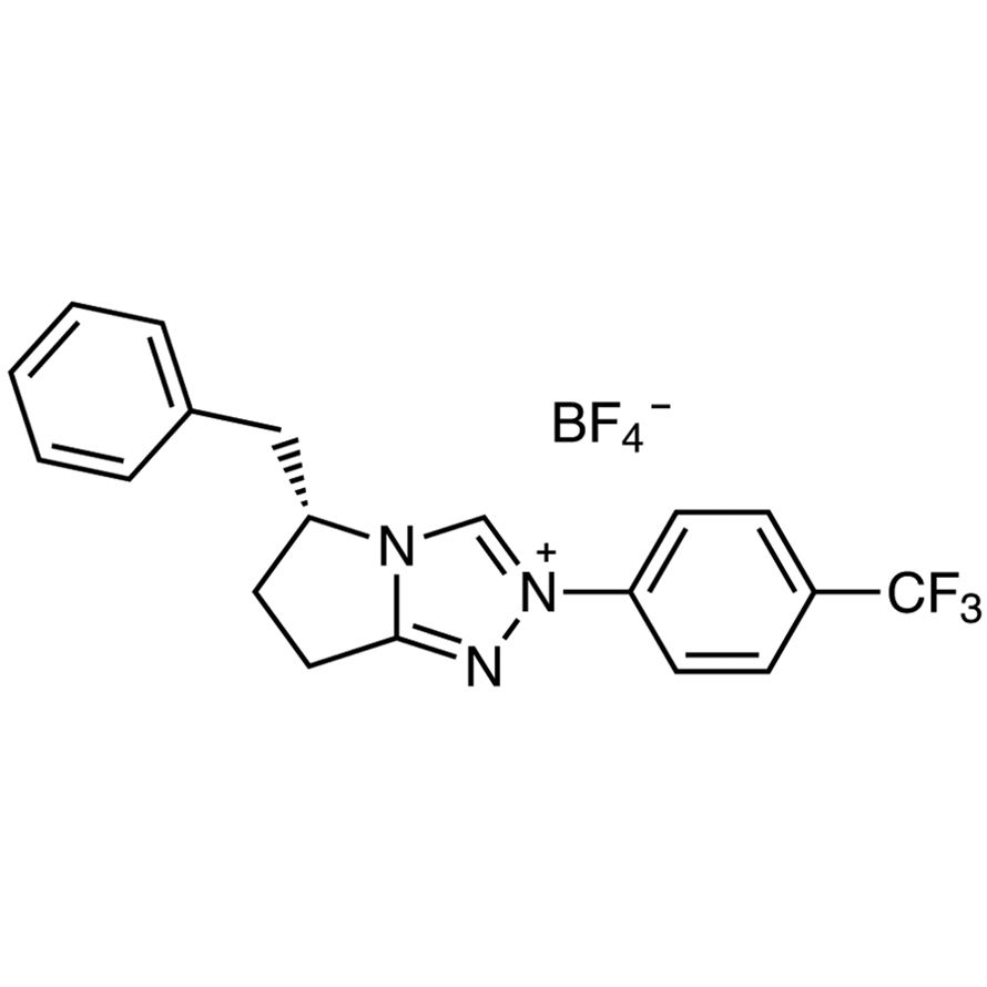 (R)-Benzyl-2-[4-(trifluoromethyl)phenyl]-6,7-dihydro-5H-pyrrolo[2,1-c][1,2,4]triazolium Tetrafluoroborate