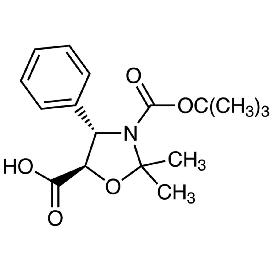 (4S,5R)-3-(tert-Butoxycarbonyl)-2,2-dimethyl-4-phenyl-1,3-oxazolidine-5-carboxylic Acid