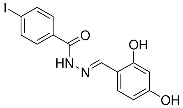 4-IODO-BENZOIC ACID (2,4-DIHYDROXY-BENZYLIDENE)-HYDRAZIDE