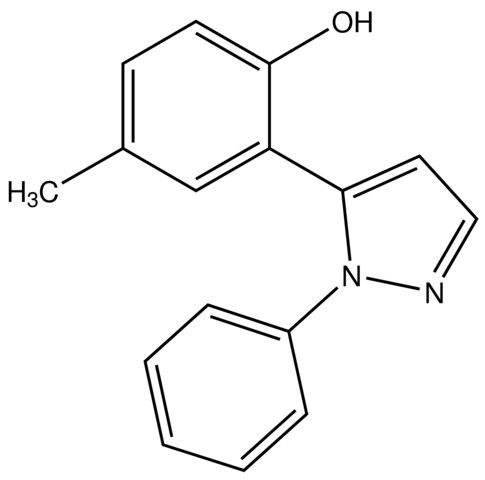 4-Methyl-2-(1-phenyl-1<i>H</i>-pyrazol-5-yl)phenol