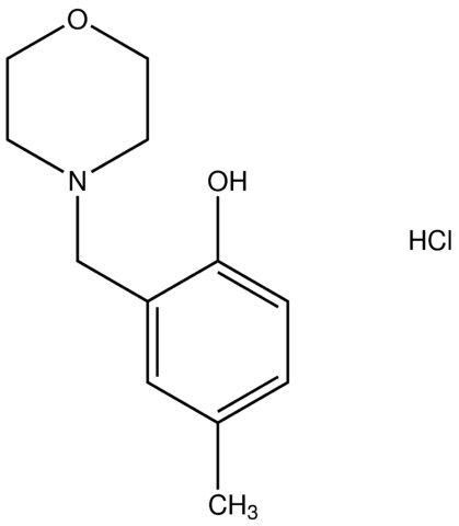 4-methyl-2-(4-morpholinylmethyl)phenol hydrochloride