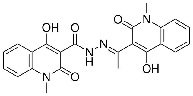 4-HYDROXY-N'-[(E)-1-(4-HYDROXY-1-METHYL-2-OXO-1,2-DIHYDRO-3-QUINOLINYL)ETHYLIDENE]-1-METHYL-2-OXO-1,2-DIHYDRO-3-QUINOLINECARBOHYDRAZIDE