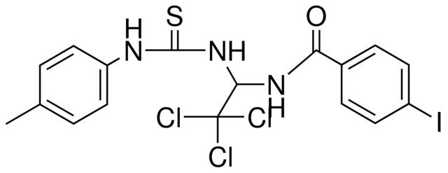 4-IODO-N-(2,2,2-TRICHLORO-1-(3-P-TOLYL-THIOUREIDO)-ETHYL)-BENZAMIDE