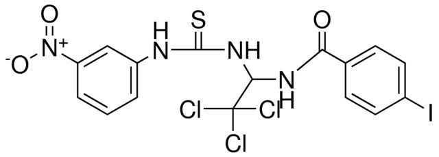 4-IODO-N-(2,2,2-TRICHLORO-1-(3-(3-NITRO-PHENYL)-THIOUREIDO)-ETHYL)-BENZAMIDE