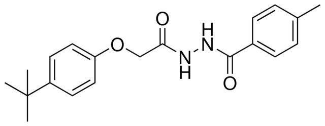 4-METHYL-BENZOIC ACID N'-((4-TERT-BUTYL-PHENOXY)-ACETYL)-HYDRAZIDE