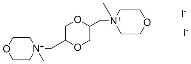 4-METHYL-4-({5-[(4-METHYLMORPHOLIN-4-IUM-4-YL)METHYL]-1,4-DIOXAN-2-YL}METHYL)MORPHOLIN-4-IUM DIIODIDE