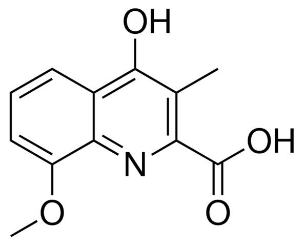 4-hydroxy-8-methoxy-3-methyl-2-quinolinecarboxylic acid