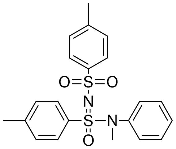 4-METHYL-N-[(METHYLANILINO)(4-METHYLPHENYL)OXIDO-LAMBDA(4)-SULFANYLIDENE]BENZENESULFONAMIDE