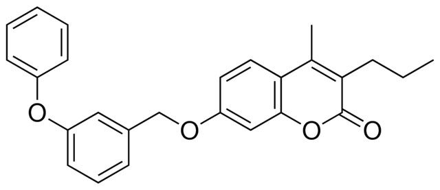 4-METHYL-7-(3-PHENOXY-BENZYLOXY)-3-PROPYL-CHROMEN-2-ONE