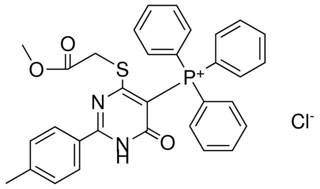 4-MEO-CARBONYL-ME-SULFANYL-6-OXO-2-P-TOLYL-PYRIMIDIN-5-YL-TRI-PH-PHOSPHONIUM, CL