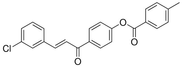 4-METHYL-BENZOIC ACID 4-(3-(3-CHLORO-PHENYL)-ACRYLOYL)-PHENYL ESTER