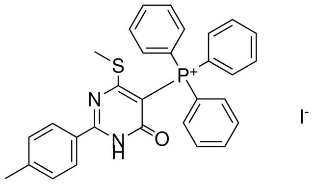 4-METHYLSULFANYL-6-OXO-2-P-TOLYL-2H-PYRIMIDIN-5-YL-TRIPHENYL-PHOSPHONIUM, IODIDE