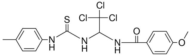 4-METHOXY-N-(2,2,2-TRICHLORO-1-(3-P-TOLYL-THIOUREIDO)-ETHYL)-BENZAMIDE