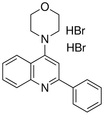 4-MORPHOLIN-4-YL-2-PHENYL-QUINOLINE, DI-HYDROBROMIDE