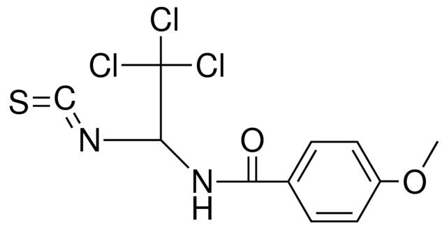 4-METHOXY-N-(2,2,2-TRICHLORO-1-ISOTHIOCYANATO-ETHYL)-BENZAMIDE