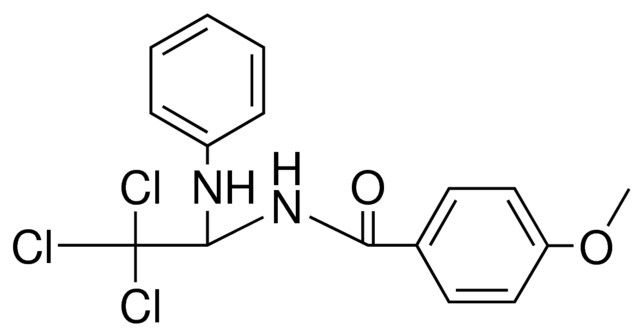 4-METHOXY-N-(2,2,2-TRICHLORO-1-PHENYLAMINO-ETHYL)-BENZAMIDE