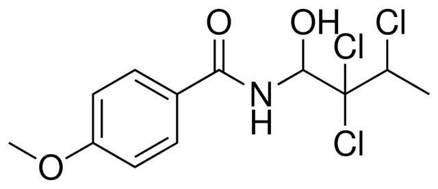 4-METHOXY-N-(2,2,3-TRICHLORO-1-HYDROXY-BUTYL)-BENZAMIDE