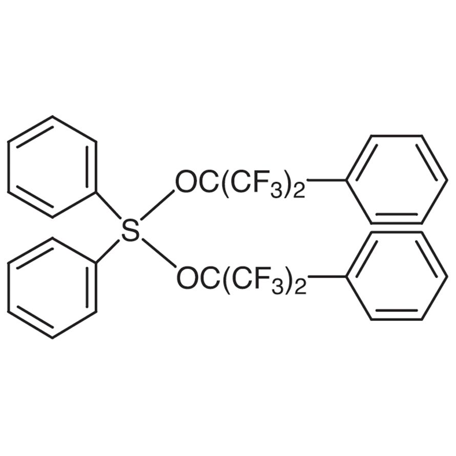 Bis[α,α-bis(trifluoromethyl)benzenemethanolato]diphenylsulfur