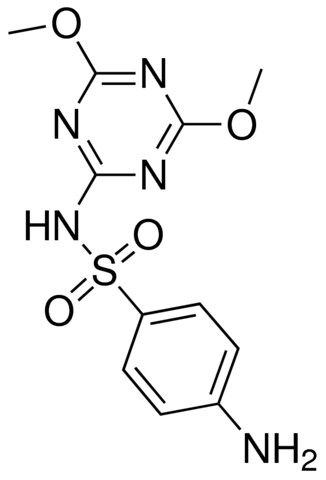 4-amino-N-(4,6-dimethoxy-1,3,5-triazin-2-yl)benzenesulfonamide