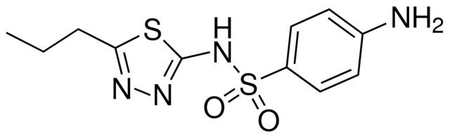 4-amino-N-(5-propyl-1,3,4-thiadiazol-2-yl)benzenesulfonamide