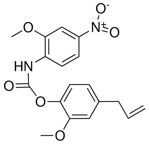 4-ALLYL-2-METHOXYPHENYL N-(2-METHOXY-4-NITROPHENYL)CARBAMATE