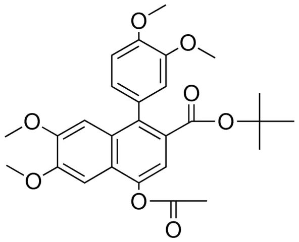 4-ACO-1-(DIMETHOXY-PH)-6,7-DIMETHOXY-NAPHTHALENE-2-CARBOXYLIC ACID TERT-BU ESTER