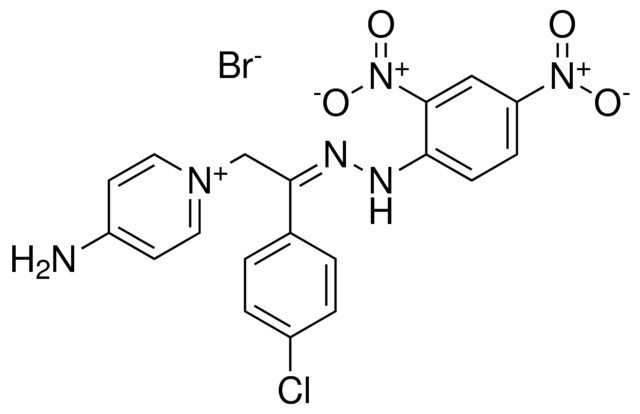 4-AMINO-1-(2-(4-CL-PH)-2-((2,4-DINITRO-PH)-HYDRAZONO)-ETHYL)-PYRIDINIUM, BROMIDE