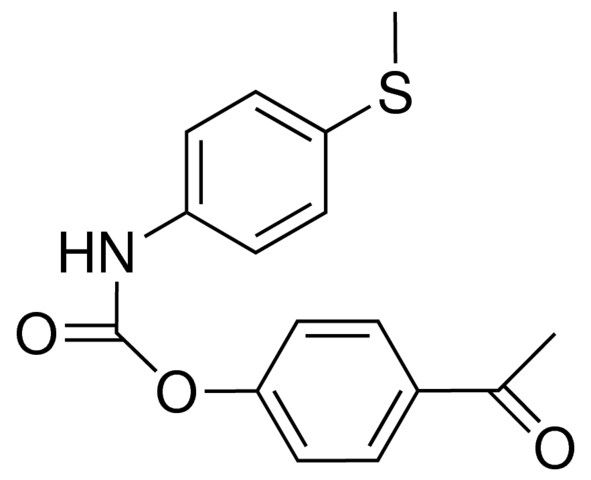 4-ACETYLPHENYL N-(4-(METHYLTHIO)PHENYL)CARBAMATE