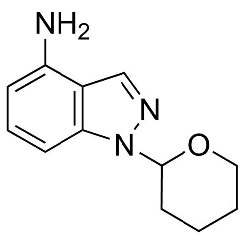 4-Amino-1-(tetrahydropyranyl)-1<i>H</i>-indazole