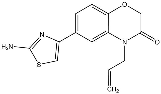 4-Allyl-6-(2-aminothiazol-4-yl)-2<i>H</i>-benzo[<i>b</i>][1,4]oxazin-3(4<i>H</i>)-one