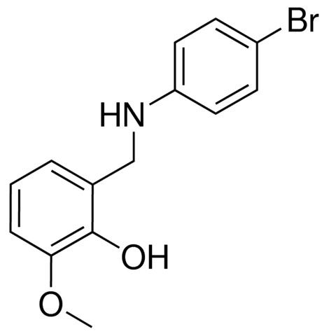 4-BROMO N-(2-HYDROXY-3-METHOXYBENZYL)ANILINE