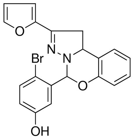 4-BR-3(2-FURAN-2-YL-1,9B-2H-5-OXA-3,3A-DIAZA-CYCLOPENTA(A)NAPHTHALEN-4-YL)PHENOL