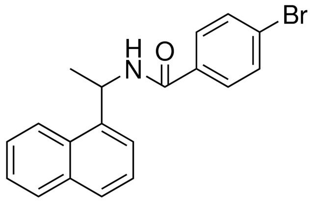 4-BROMO-N-(1-NAPHTHALEN-1-YL-ETHYL)-BENZAMIDE