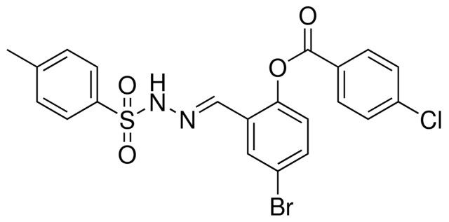 4-BROMO-2-(2-((4-METHYLPHENYL)SULFONYL)CARBOHYDRAZONOYL)PHENYL 4-CHLOROBENZOATE